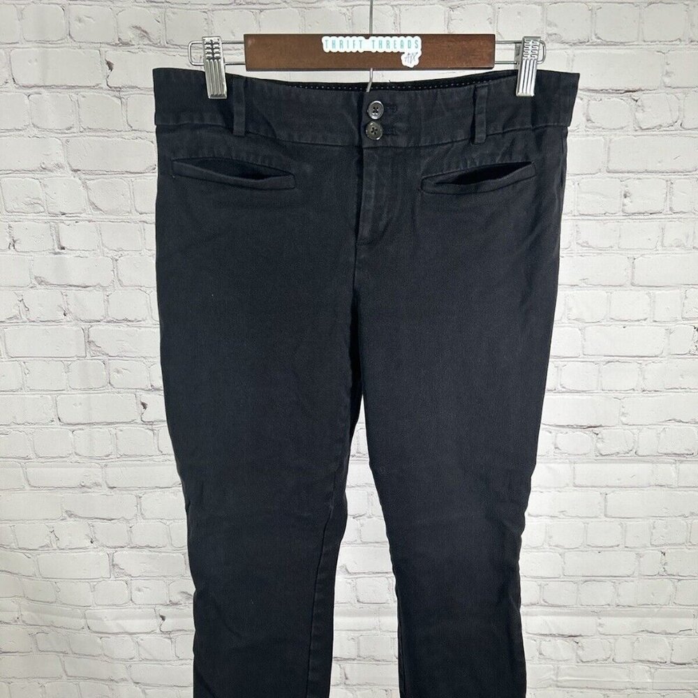 Anthropologie Black Essential Slim Women’s Capri Pants Size 8 (30 x 24)